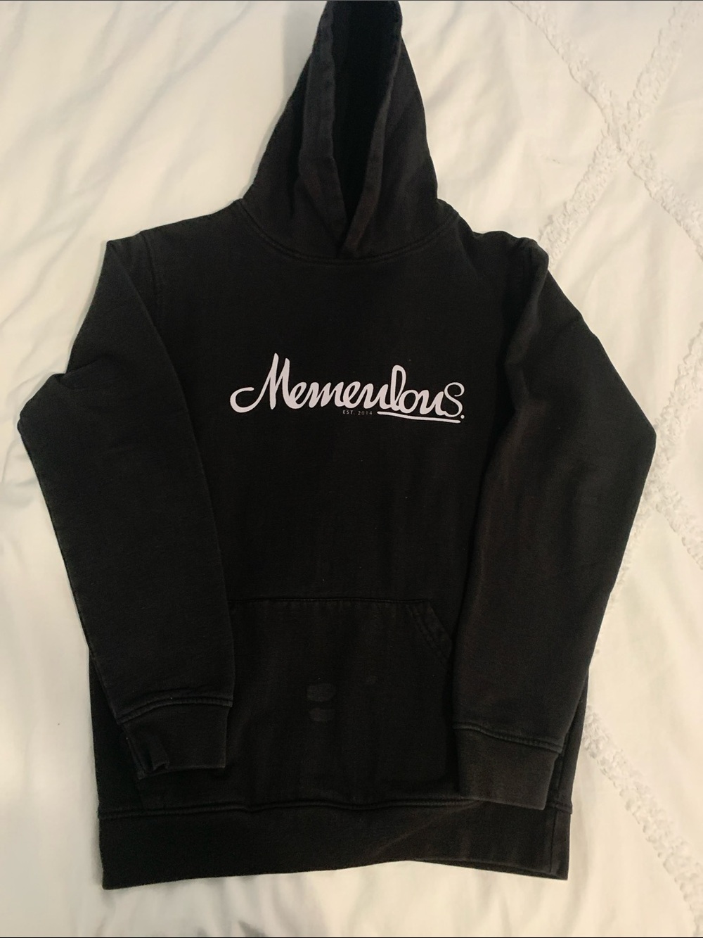 Black Hoodie - Script Logo